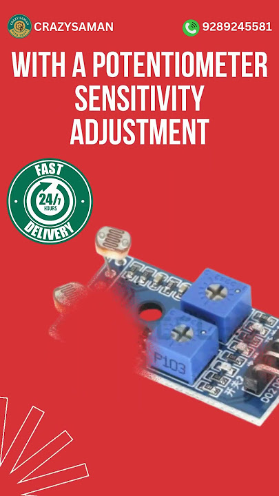 LDR Sensor Module | LM393 Photosensitive Light Dependent Resistor #ldrsensor #ldr #sensormodule