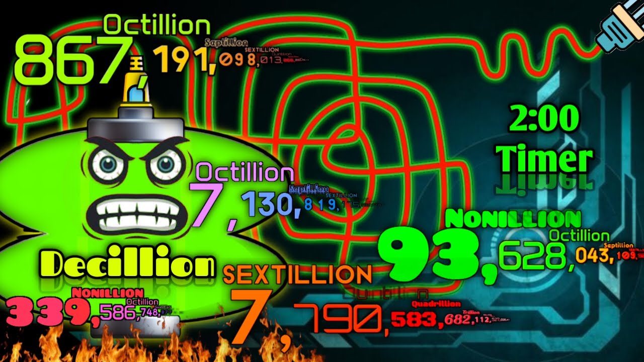 Low Battery Overcharging 0 to DECILLION | What a Big Number | Best Low Battery Animation |