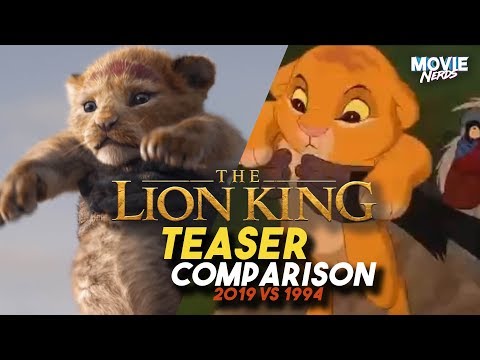 The Lion King Trailer Comparison to The Original