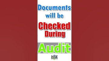 Health and safety audit |documents check