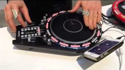 Casio XW-DJ1 scratch CES Vegas 2015