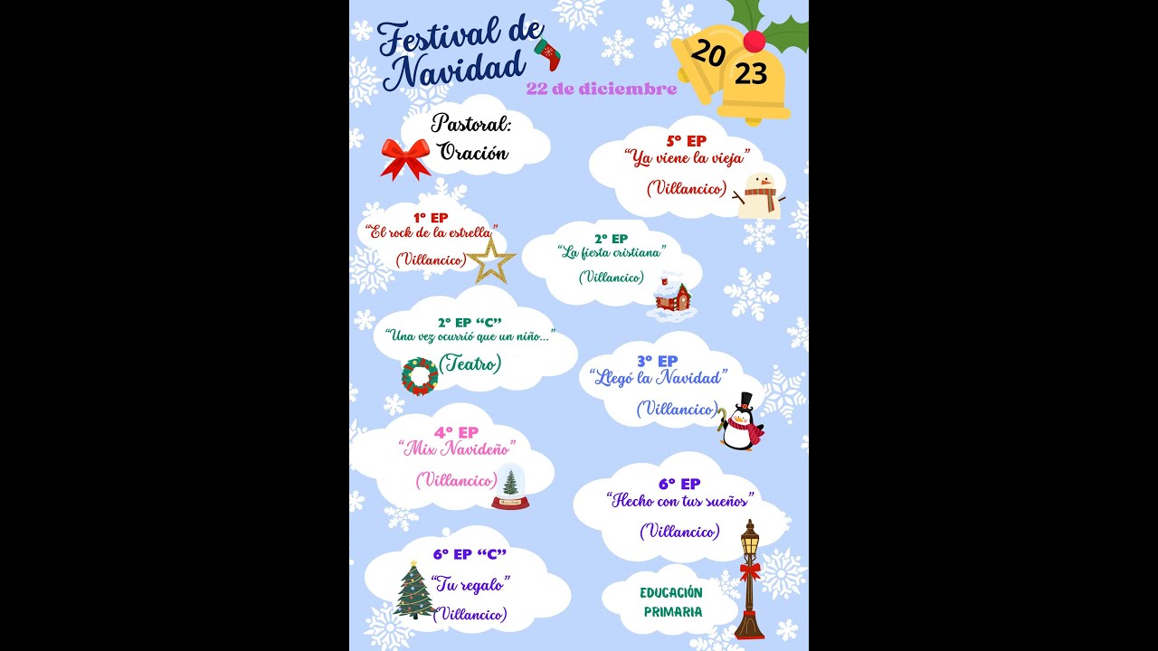 Festival de Navidad  SAFA- MADRID 22 de diciembre de 2023