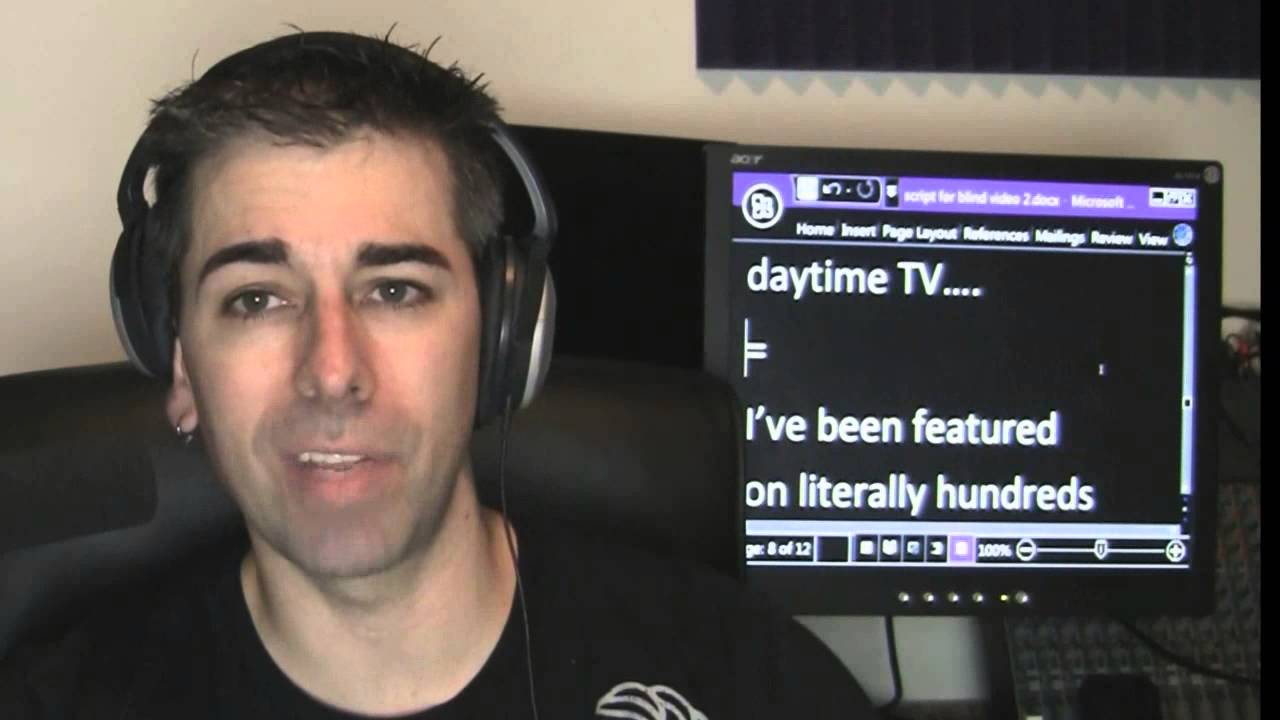 How Does A Blind Guy read Copy For A Living Pete Gustin YouTube