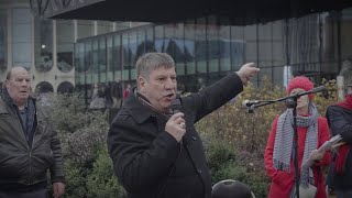 Carl Chinn | The Library of Birmingham | Rally Against Cuts (2015)