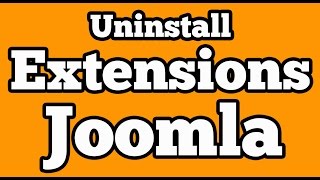 How to Uninstall Extensions in Joomla 3.5 || Uninstalling Components ,Modules ,Plugin