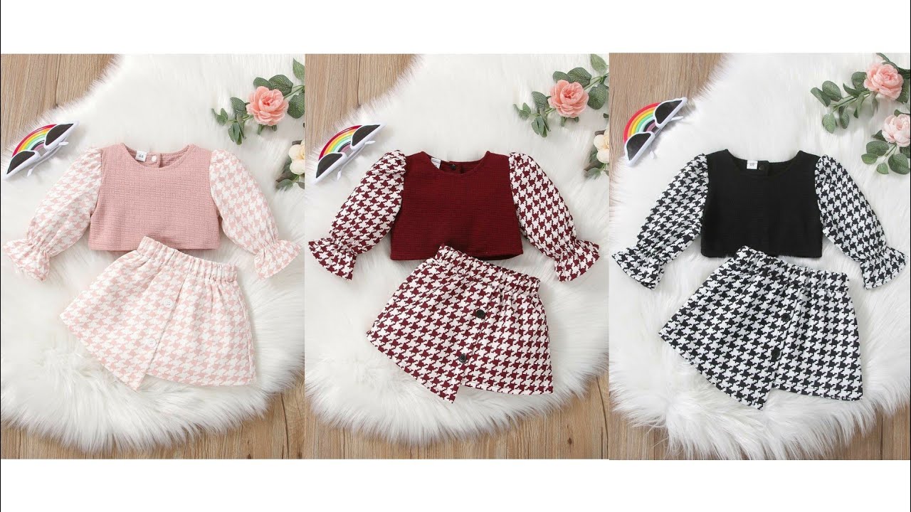 تفصيل وخياطة اونسومبل Ensemble للبنات ( عمر 5 سنوات) 🧵✂️