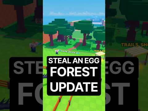 FOREST UPDATE 🤩😱 IN STEAL AN EGG #roblox #stealanegg #update e