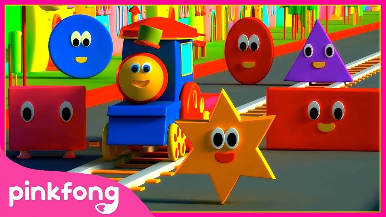 Bob The Train | Adventure with Shapes | Shapes for Children | Shape ...