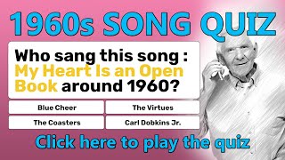 Quiz : Do you remember the 1960s songs?