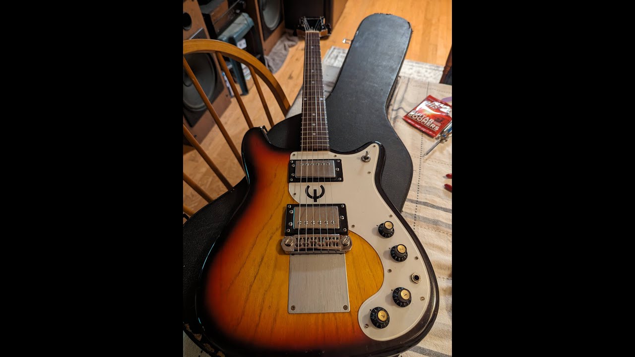 Epiphone Wilshire guitar, Made in Japan 1970's, Matsumoku Factory