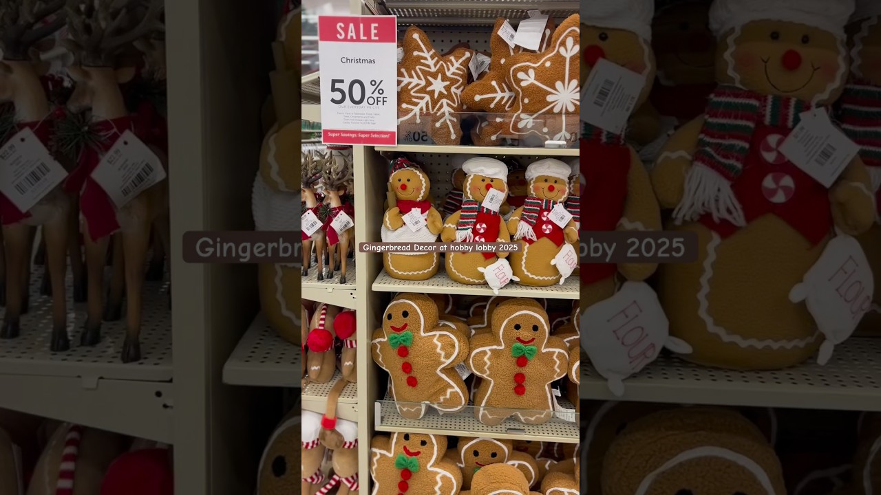 Hobby Lobby Gingerbread Decor 2025| Christmas 2025