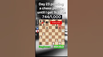Day 23 (puzzle: 854) 🟢 #chess #chesspuzzles #scacchinciabatte #inciabatte #puzzle #chesscom #foryou