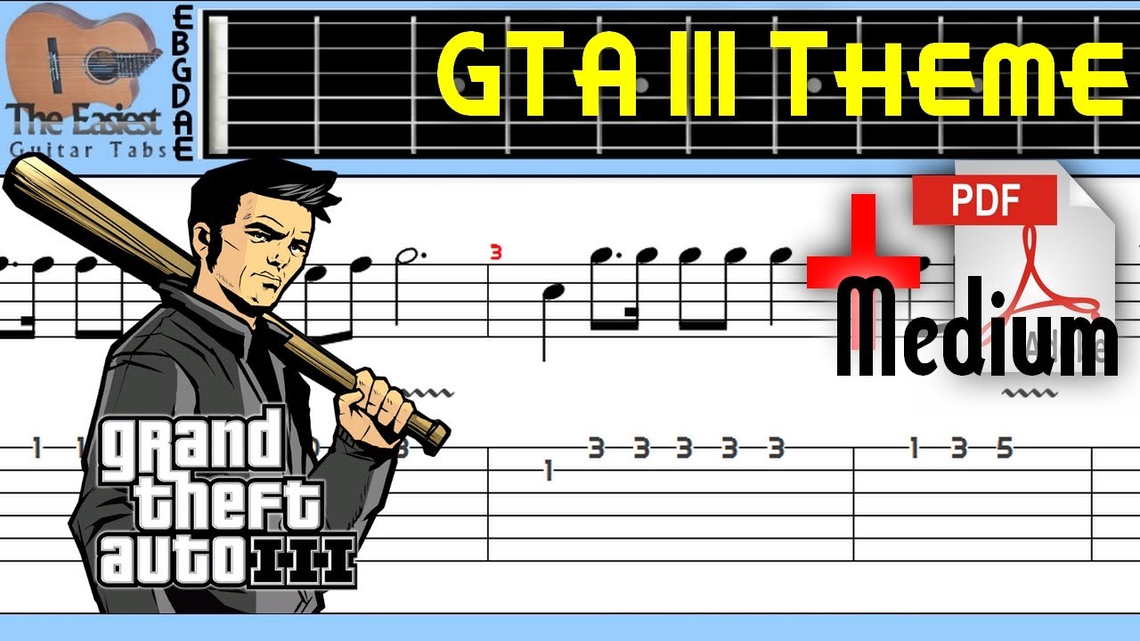 Video of GTA III Theme Guitar Tab