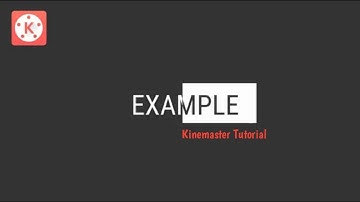 How To Create MOTION GRAPHIC TEXT REVEALS In Kinemaster
