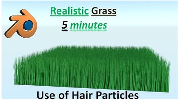 Blender 2.81x Creating Grass in 5 Minutes