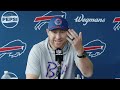 Joe Brady On First Practice With Pads & More | Buffalo Bills