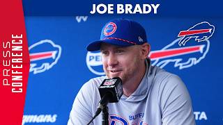 Joe Brady On First Practice With Pads & More | Buffalo Bills