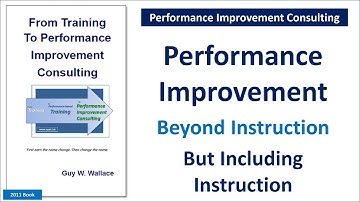 From Training to Performance Improvement Consulting