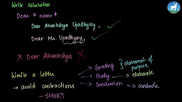 Akankshya Upadhyay - Unit 16 - Creative Writing - How to write a letter - Class 9