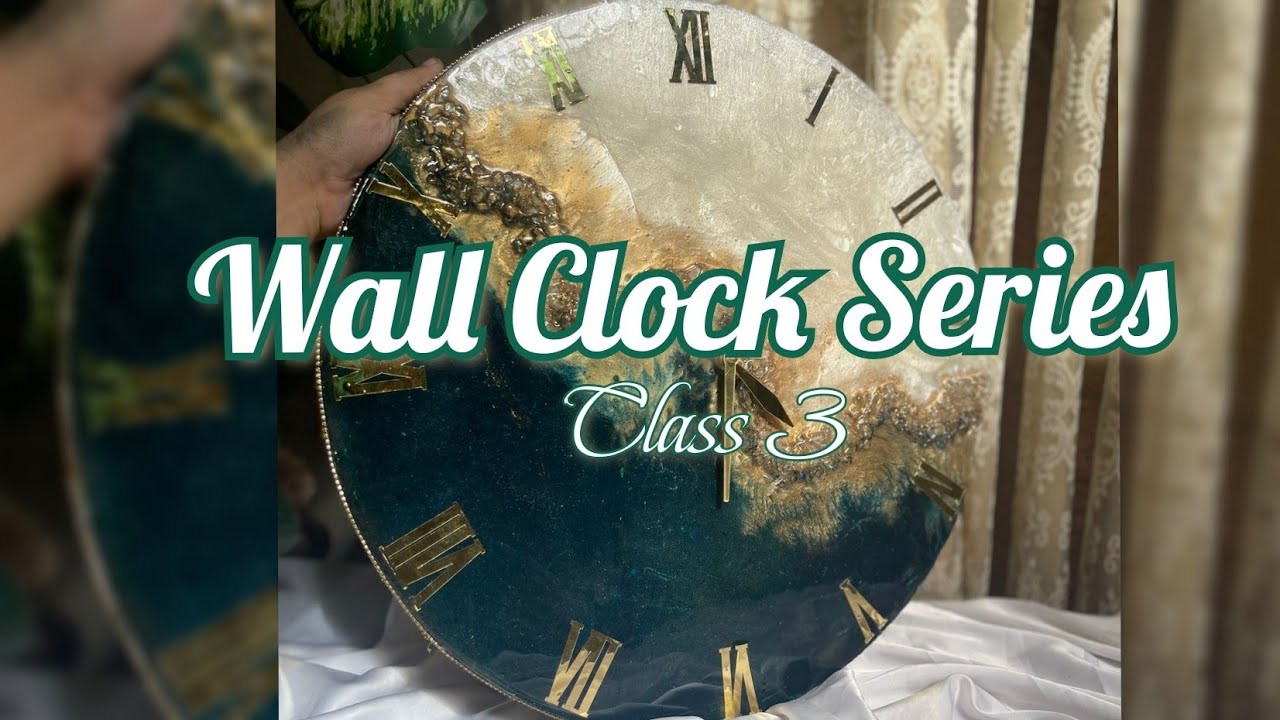How to make Resin Wall Clock Step By Step Complete Tutorial By Zoha ...