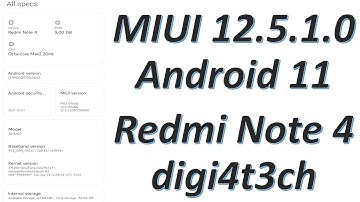 |MIUI 12.5.1.0| |Android 11| |Redmi Note 4| |Mido| |Raw Review| By |DIGI4T3CH| & |VINIT4489|