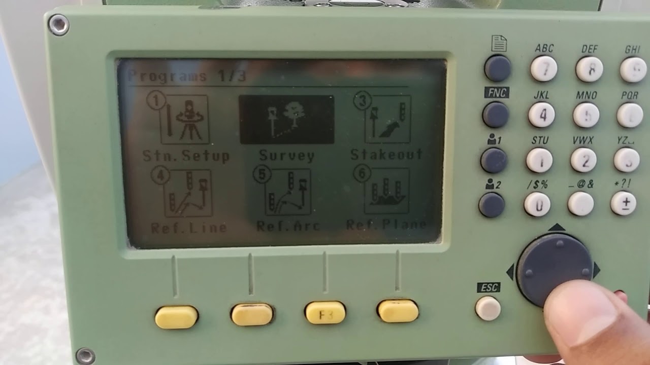 How to reference Arc using the totals station leica Ts 06 plus. - YouTube