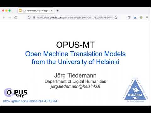 Pilot Project results - OpusMT