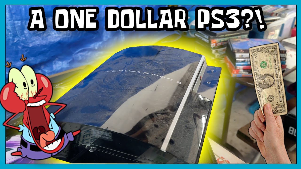 UNBELIEVABLE!?! A $1 Playstation 3 Console! || PS3 Video Game Hunting!