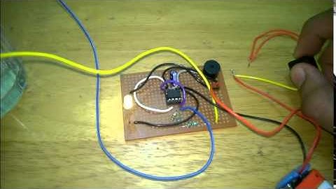 Water level alarm for overhead tank using IC555 Practial Implementation