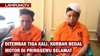 Ditembak Tiga Kali, Korban Begal Motor di Pringsewu Selamat