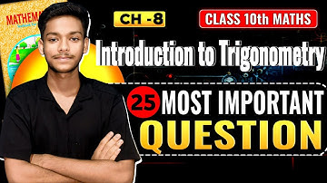 Class 10 Maths Chapter 8 Most Important Questions | Introduction to Trigonometry | Exam Preparation