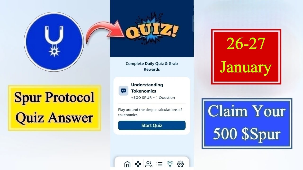 Spur Protocol Quiz Today 26 Jan | Spur Protocol Quiz Answer Today | Spur Protocol Daily Quiz Today
