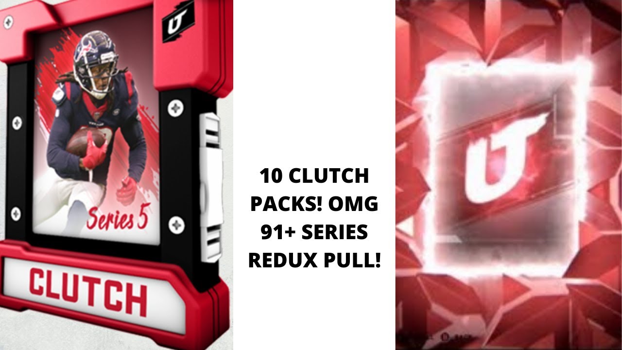 OMG! 91+ OVERALL PULL! SERIES REDUX! 10 CLUTCH PACKS! MADDEN 20 ULTIMATE TEAM!
