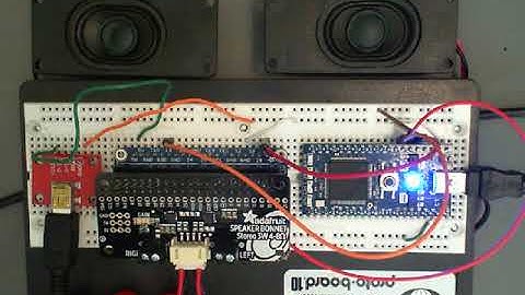 mbed I2S audio output