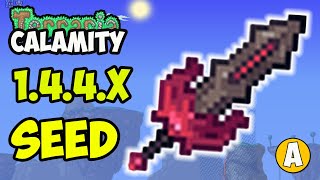 Terraria Calamity Mod how to get BLADECREST OATHSWORD (NEW SEED for 1.4.4.9) (EASY)