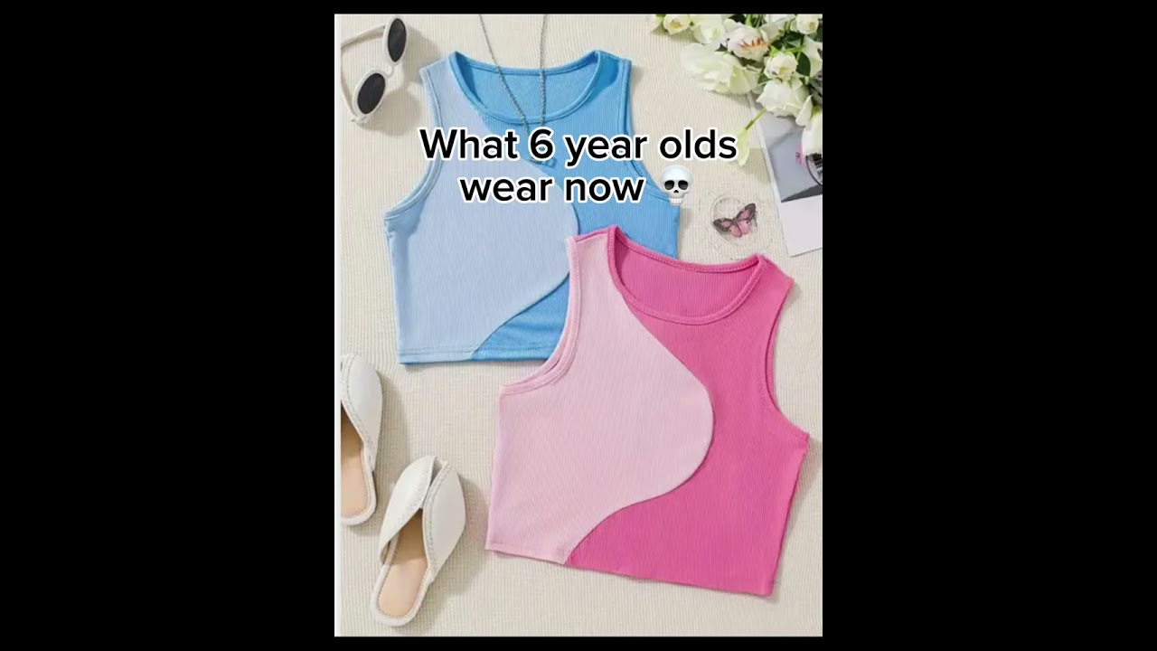 What 6 year olds wear now vs then