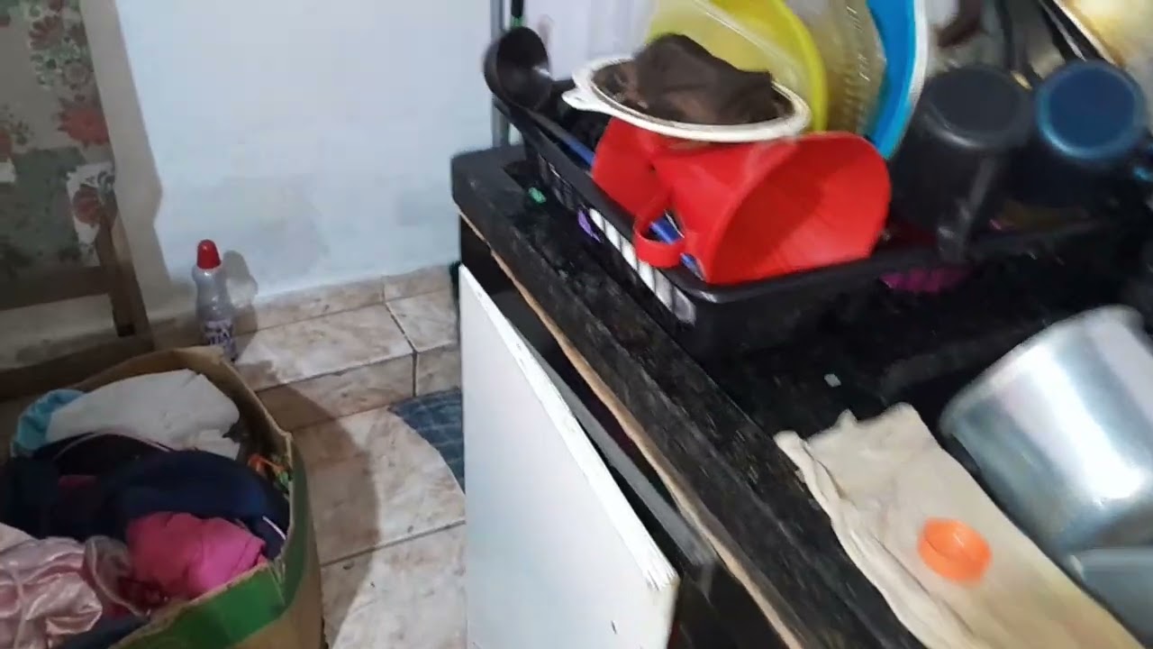 Casa muito desorganizada