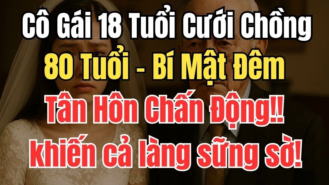 Cô Gái 18 Tuổi Cưới Chồng 80 Tuổi – Bí Mật Đêm Tân Hôn Chấn Động!!
