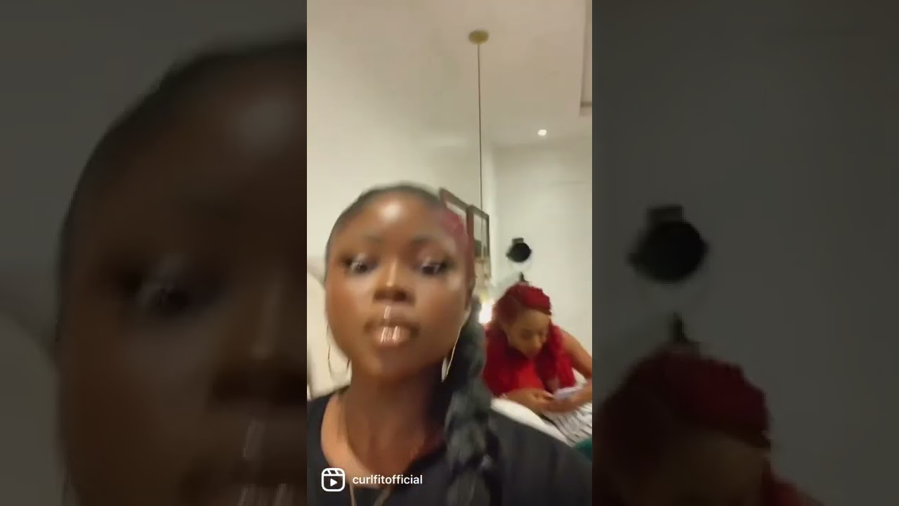 Trying red hair paint on relaxed hair | Curlfit hair makeup