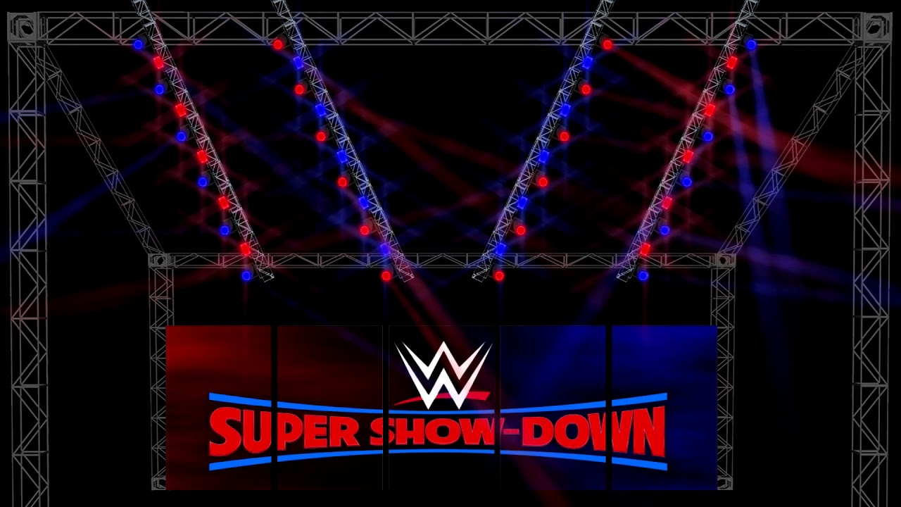 WWE SUPER SHOW-DOWN FIGURE STAGE ONLY (WITH CROWD) - YouTube
