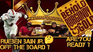 👑Commanders Kings LIVE!👑| Latest On Rueben Bain, Commanders Tag Rescinded?🤔 + Uni Reveal Preview❗
