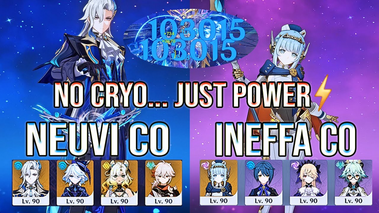 😱 Нет крио? Не проблема! Neuvillette C0 и F2P Ineffa BREAK Этаж 12 | Spiral Abyss | Genshin Impact