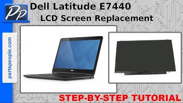 Dell Latitude E7440 LCD Screen Video Tutorial Teardown