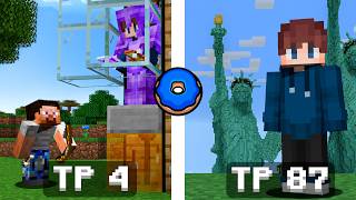 I Teleported to 100 Trappers on DonutSMP