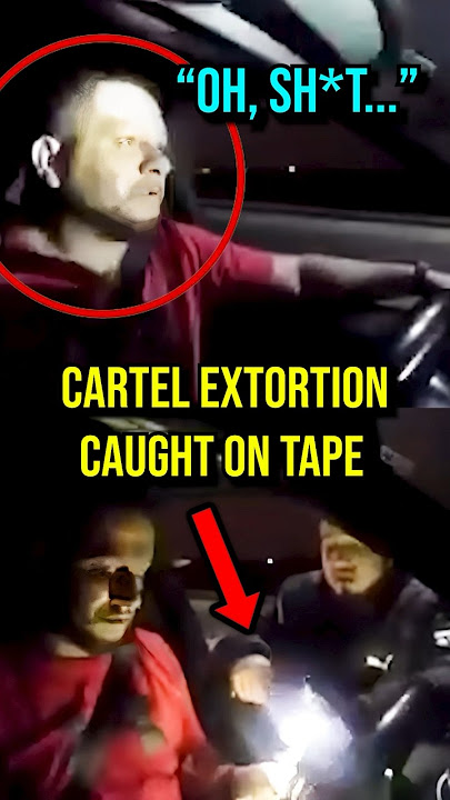 Cartel Extortion Caught on Hidden Camera 😨 #shorts #cartel #mexicoborder #news #police