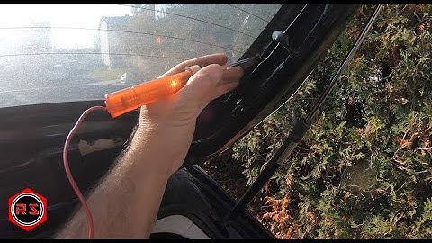 how to test a window defogger