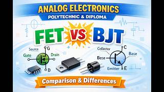 FET vs BJT Comparison | Analog Electronics | Polytechnic & Diploma | Electrical Engineering