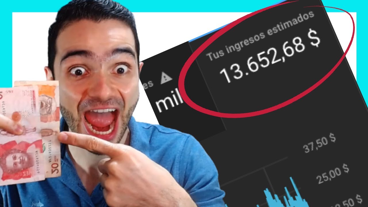 CUÁNTO PAGA YOUTUBE y CÓMO Paga YouTube Colombia (TIENES QUE VERLO