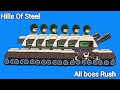 New tank siege fight for all boss | siege tank fight all enemies | hills of steel gameplay video...