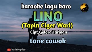 LINO/TAPIN CIGER WARI (karaoke) Cipt.Gelora Tarigan @Gorgo Tigan Channel #karaoke #lagu karo